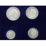 A cased set of 1932 George V Maundy money