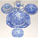 A quantity of late 19th and early 20th century Copeland Spode tableware, (qty).