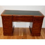A Victorian mahogany desk,