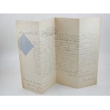 A Victorian military commission document, for George Crossfield, Captain in the Imperial Yeomanry,