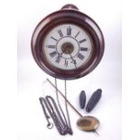 A late 19th century German postal alarm clock,