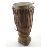 An African tribal drum.