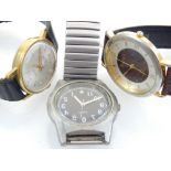 A Butex gentleman's wristwatch and two other wristwatches.