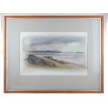 Nan Youngman (British 1905-1995), Highland Seascape, watercolour on paper, 26 x 41cm.