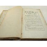 Les Reports De Sir William Jones Chevalier, Jades Un Des Justices Del Banck Le Roy, printed by T.R