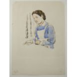 Vanessa Bell (British School), Bloomsbury set, 1879-1961, 'Tommy's Nurse', life study of a young