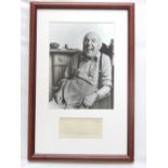 Christopher Barker (20th century British School), a silver gelatin photographic print of Sir John