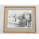 Alfred Fuchs, Czech, 1925-2003, Military Convoy, limited edition lithograph,