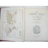 1879 Atlas, 'The New Cabinet Atlas' by Keith Johnson, folio size.