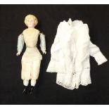 Alt, Beck & Gottschalck bisque head doll, marked 1462, painted eyes and mouth, cloth body,