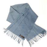Crombie blue cashmere scarf