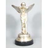 After Sykes, a large silver plated bronze model, Spirit Of Ecstasy,