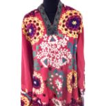 Susane embroidered tribal smock dress,