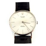 Rolex, a gentleman's white gold Cellini wristwatch, quartz movement, reference 2389693,