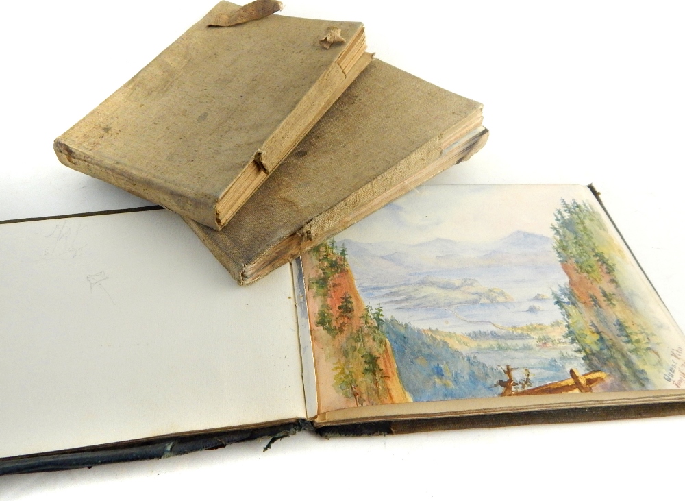 Captain Richard Britten, English, collection of twenty-four sketch books, circa 1850-1880's, - Image 7 of 8