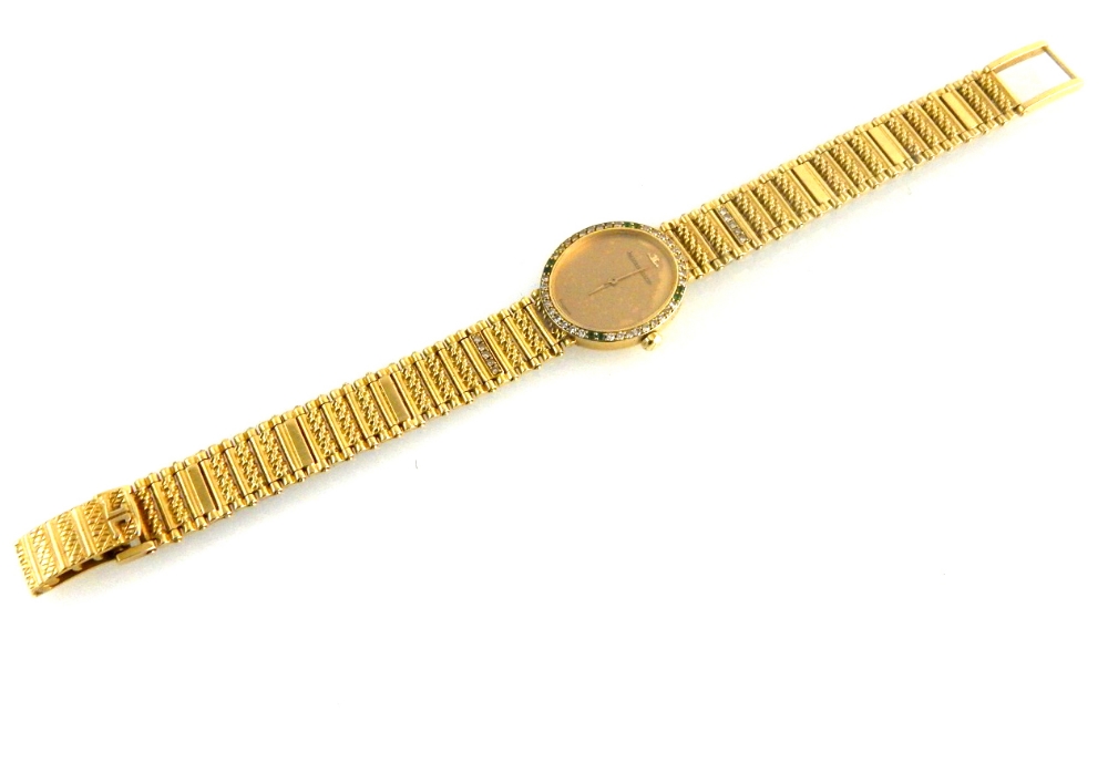 Jaeger LeCoultre, a ladies 18ct yellow gold bracelet watch, c.1980s, quartz movement, model no. - Image 3 of 5