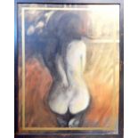 Pamela Lloyd-Jones, late 20th century British, Nude Study, oil on canvas,