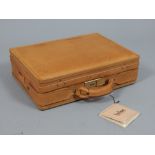 Hartmann leather briefcase, fitted interior,