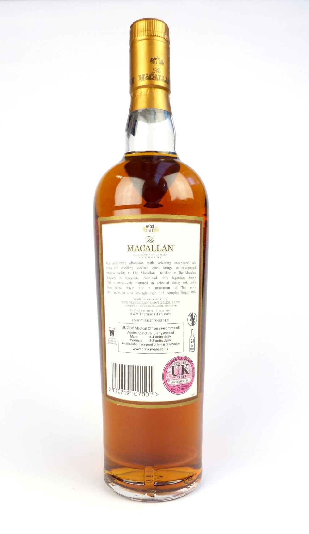 The Macallan ten year old single malt whisky, - Image 8 of 12