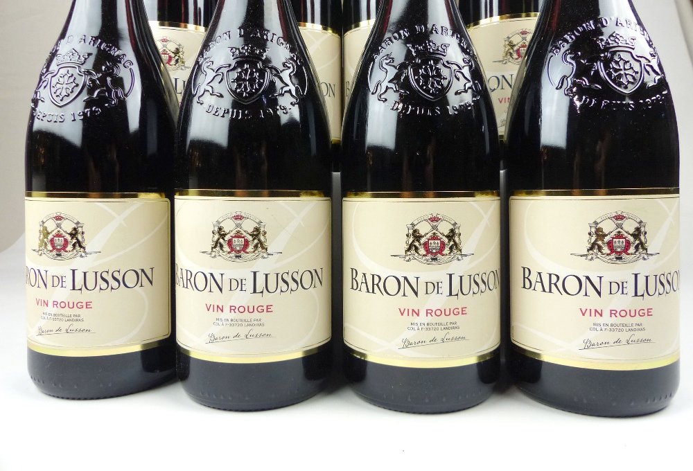 Twelve bottles of Baron De Lusson Vin Rouge - Image 3 of 10