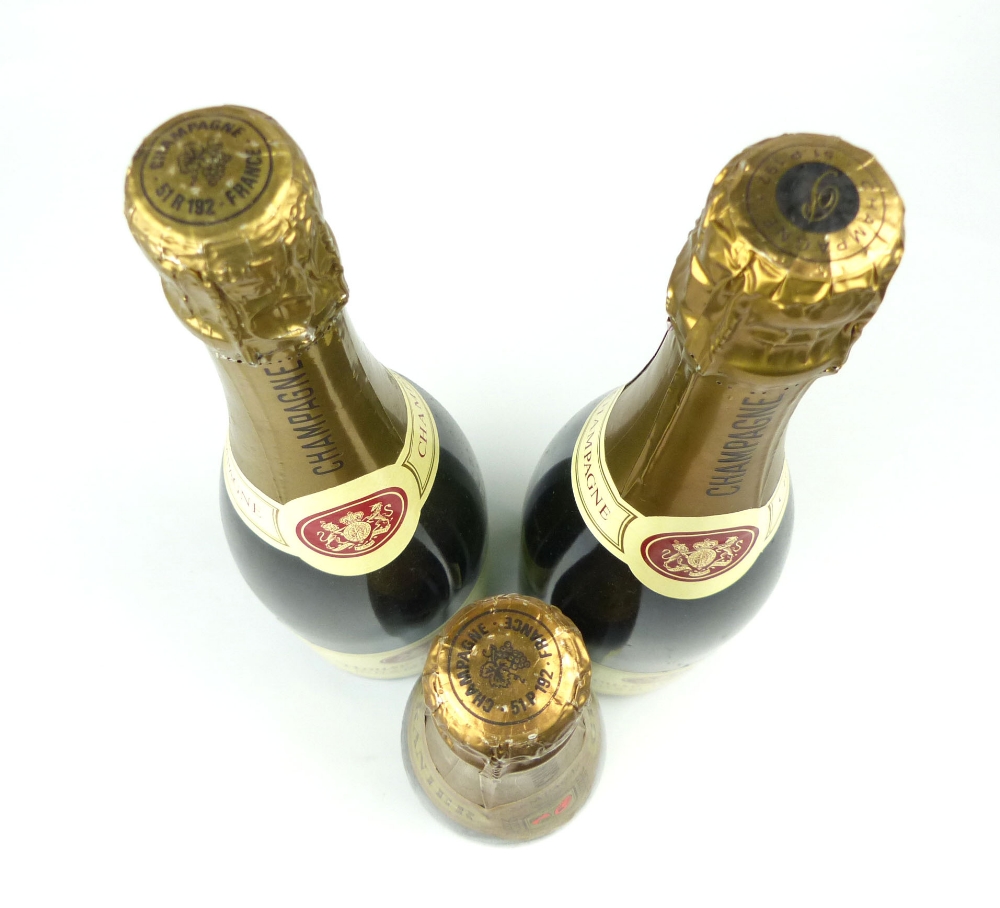 Three bottles (two 75cl one 37cl) House of Lords Brut Champagne. - Image 7 of 8