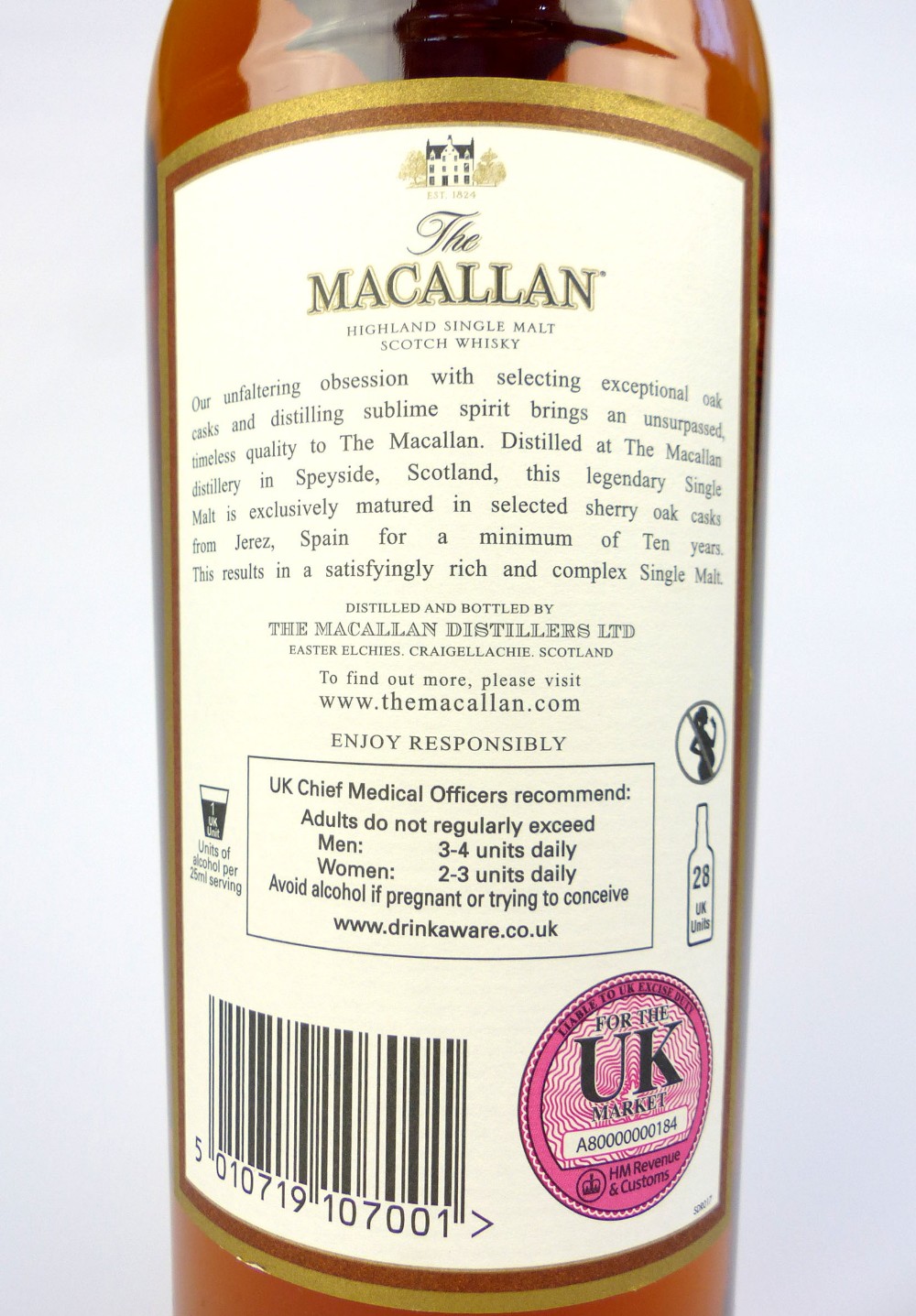 The Macallan ten year old single malt whisky, - Image 10 of 12