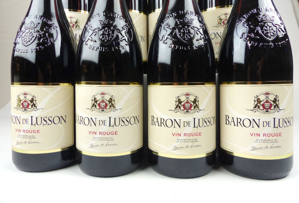 Twelve bottles of Baron De Lusson Vin Rouge - Image 4 of 10