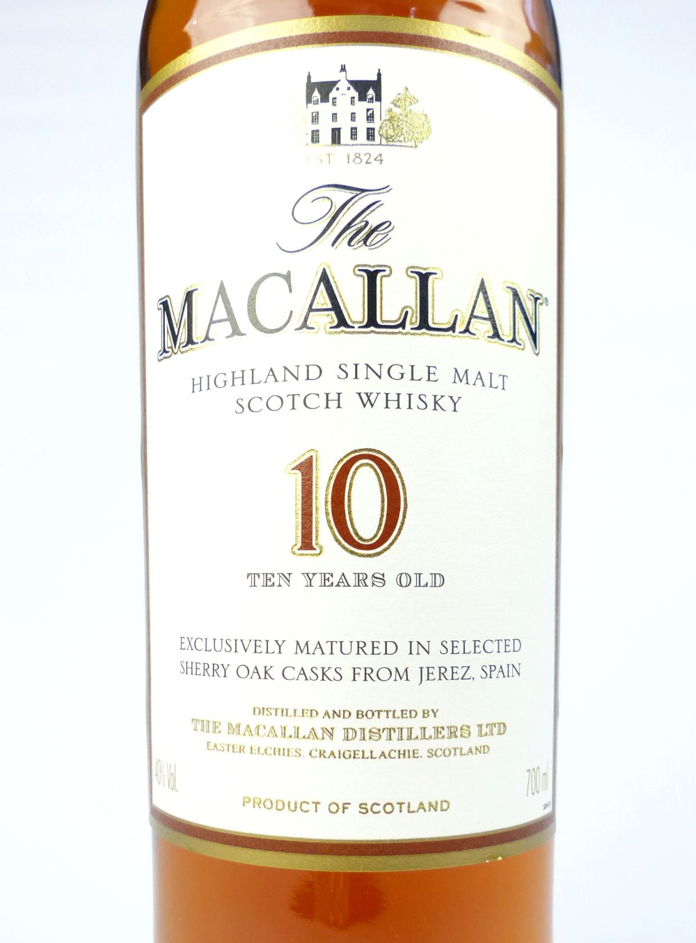 The Macallan ten year old single malt whisky, - Image 4 of 12