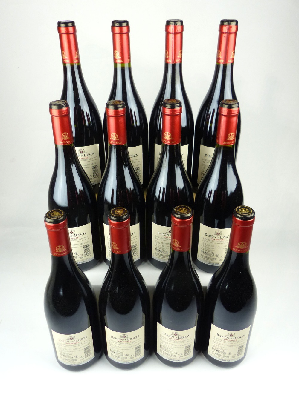 Twelve bottles of Baron De Lusson Vin Rouge - Image 7 of 10