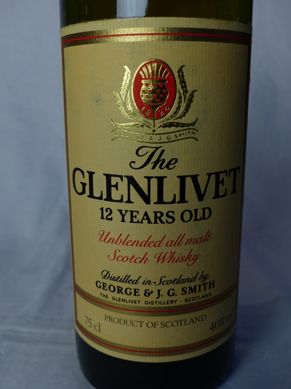 The Glenlivet single malt whisky, twelve year old, - Image 4 of 4