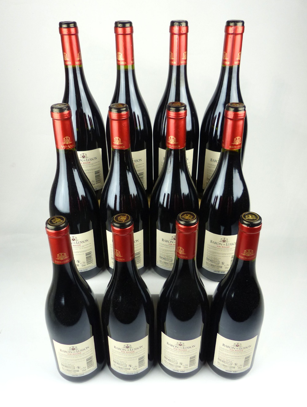 Twelve bottles of Baron De Lusson Vin Rouge - Image 8 of 10