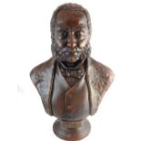 Dicker Prior ?, 20th century Dutch school, composite bust, study of a Victorian gentleman,