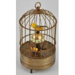 A caged bird clock,