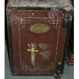 A Victorian cast iron safe by Hipkins of Dudley (no key)