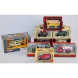 Five boxed matchbox vehicles 'Models of yesteryear' with three Lladros and one Corgi car