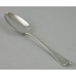 A George I silver tablespoon c.1720, marks partly rubbed, L21cm, 2.