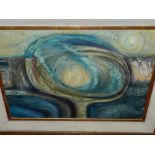 John Bickers 20th century British, Abstract, oil on board,