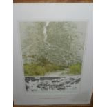 Bob Chaplin limited edition two part print Upper Mountain, Lower Mountain, Lysefjord, Norway,