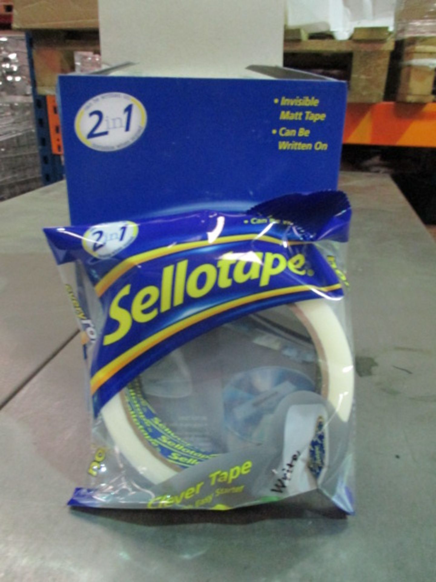 4 x Boxes of Sellotape 'Clever Tape' - 6 Rolls Per Box, 24 in Total - RRP £3.99 Per Roll - Image 2 of 4