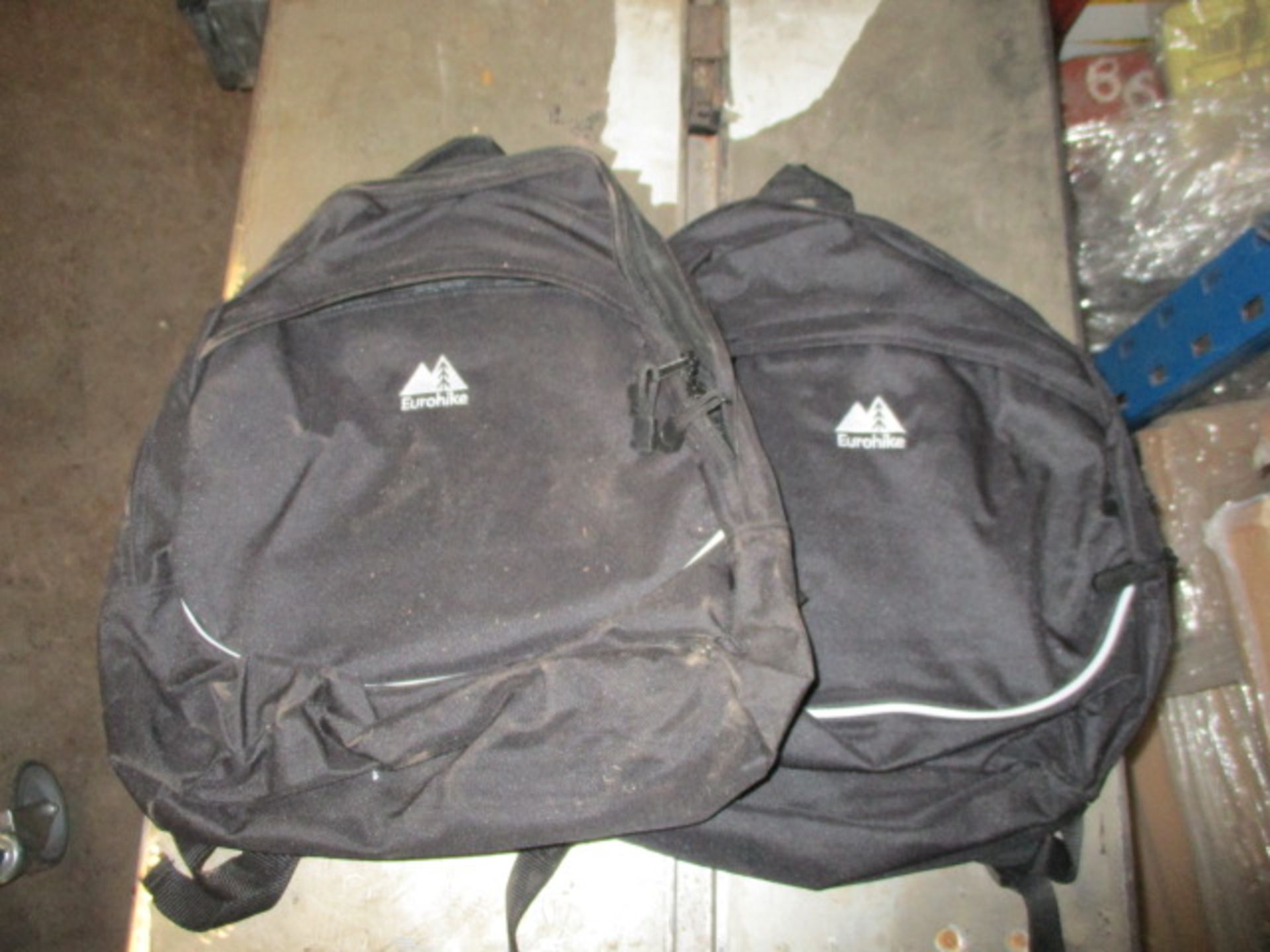 2 x Eurohike Black Backpacks