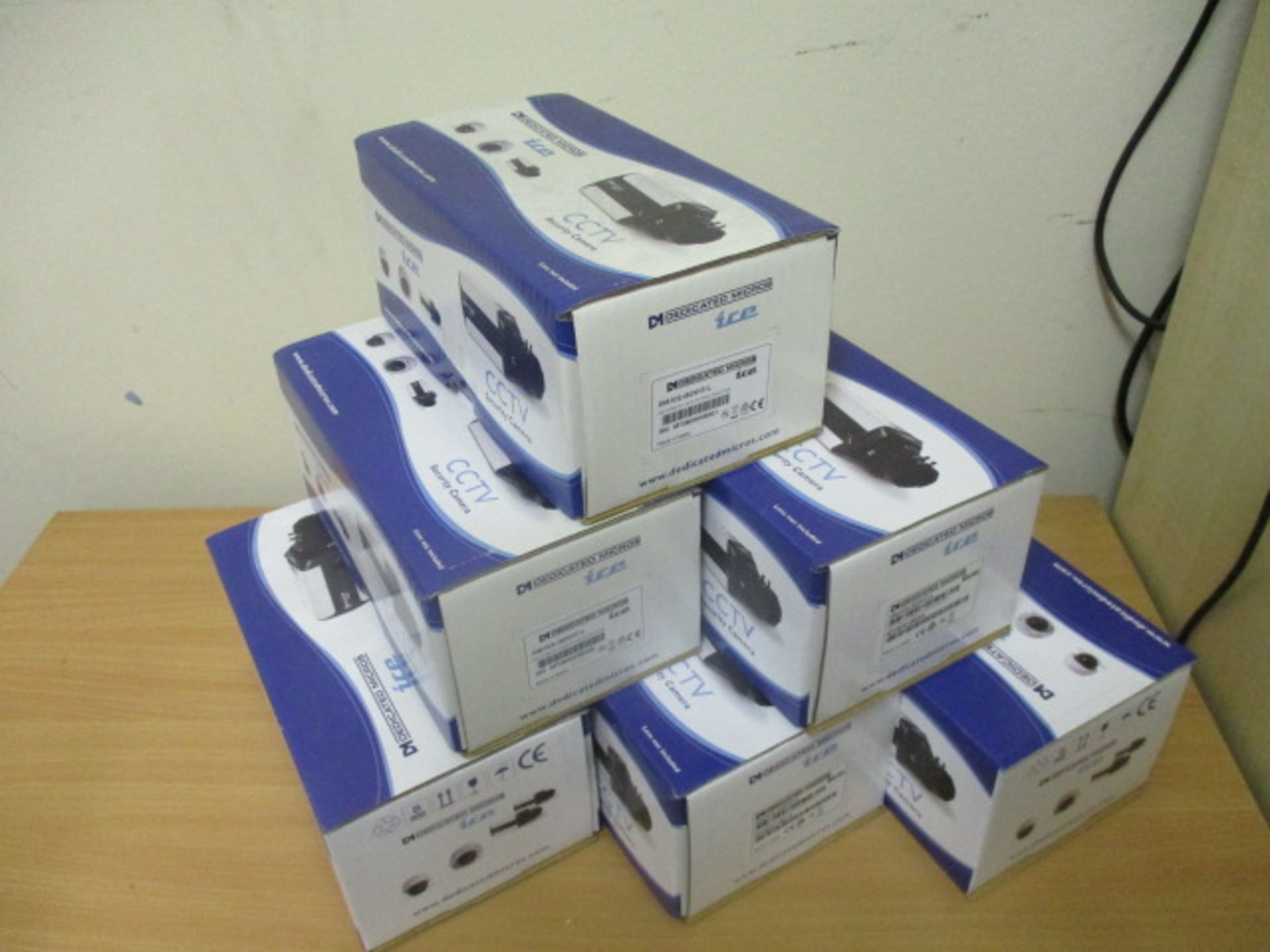 6 x New Boxed Dedicated Micros CCTV Cameras DM/ICE+B2XHT/L RRP £250 Each