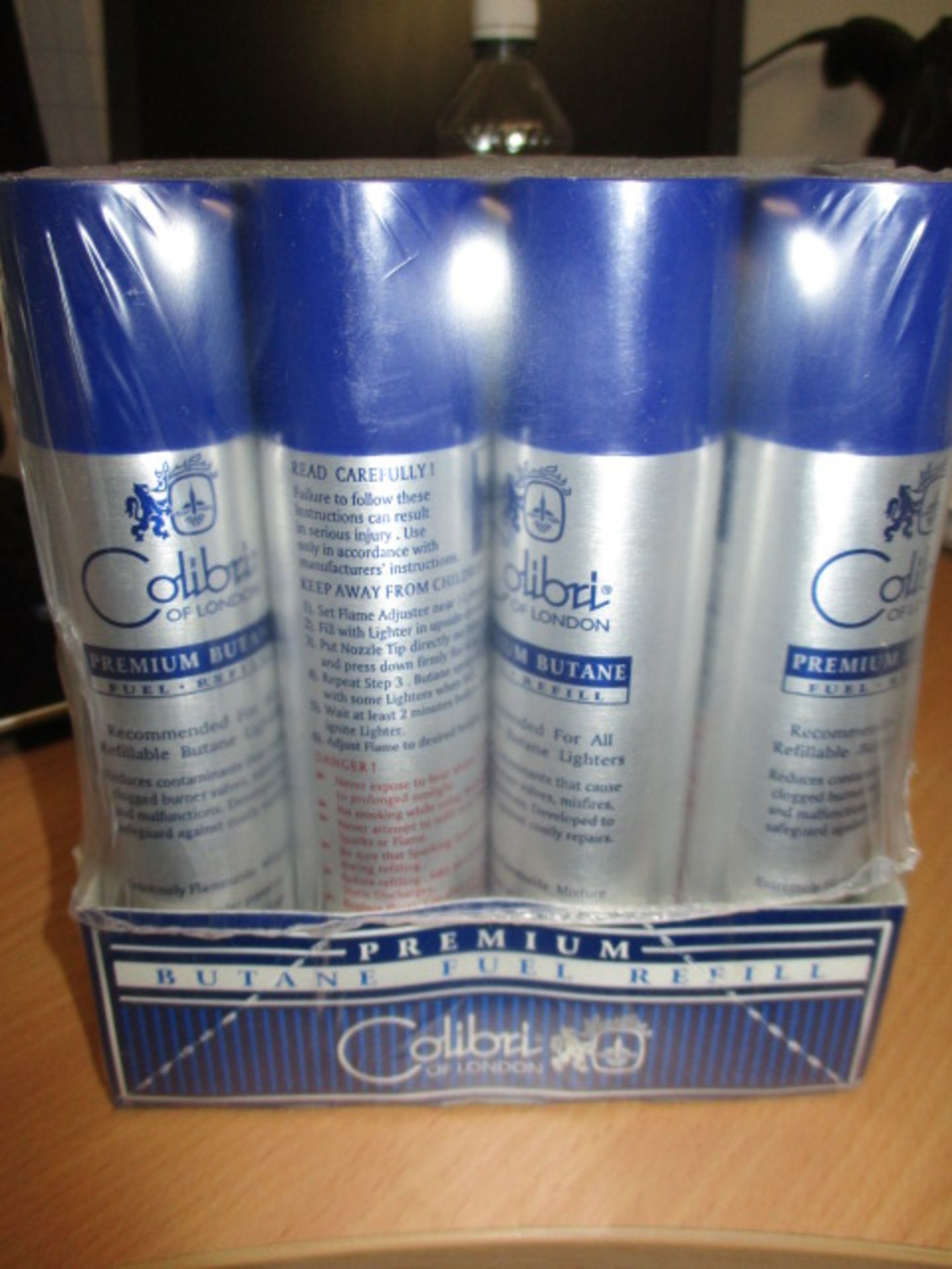 30 x Packs of Colibri Premium Butane Fuel Refill, 12 x 90ml Bottles Per Pack, 360 in Total - Huge