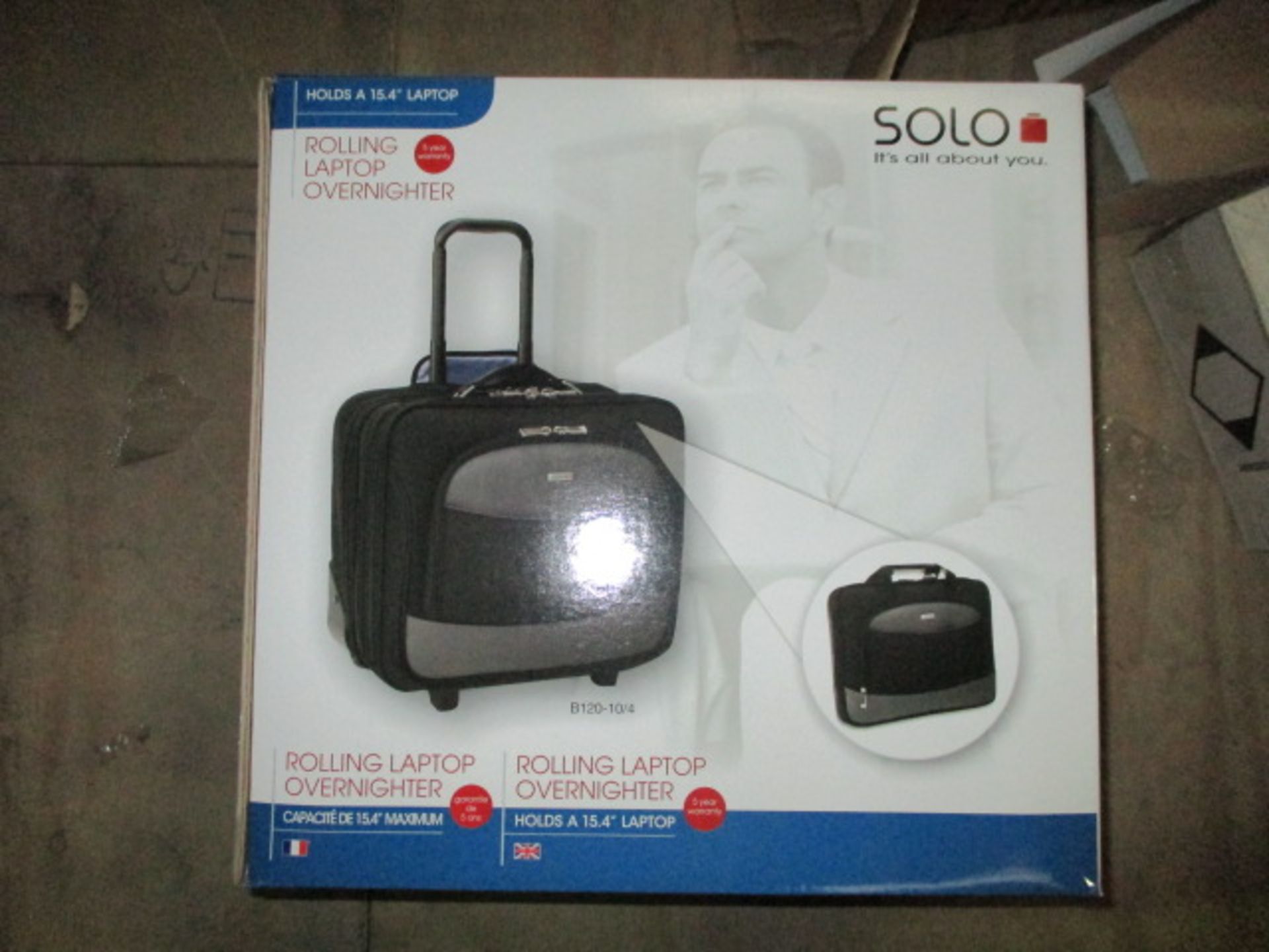 SOLO B120 Rolling Business/Laptop Case - RRP £89.99 (New & Boxed) - Image 2 of 2