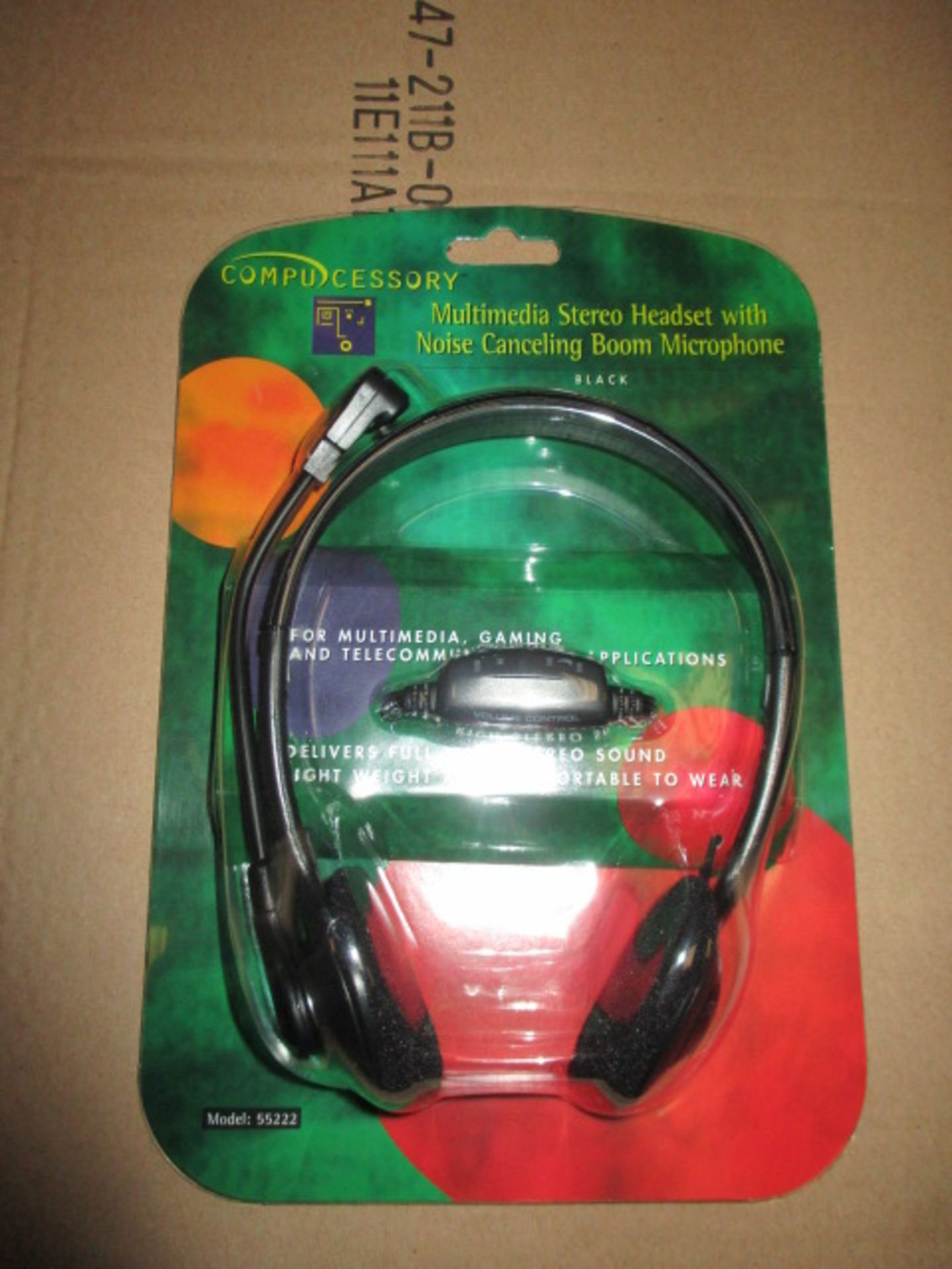 10 x Compucessory Multimedia Headsets - New and Boxed, RRP £12.90 Each