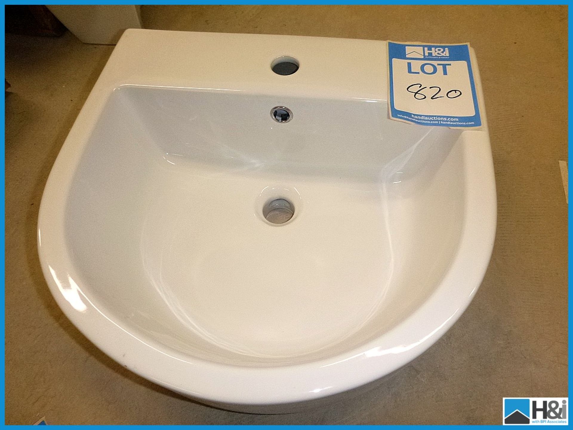 Laufen Heart Basin 470mm x 500mm RRP £120 Appraisal: Viewing Essential Serial No: NA Location: The