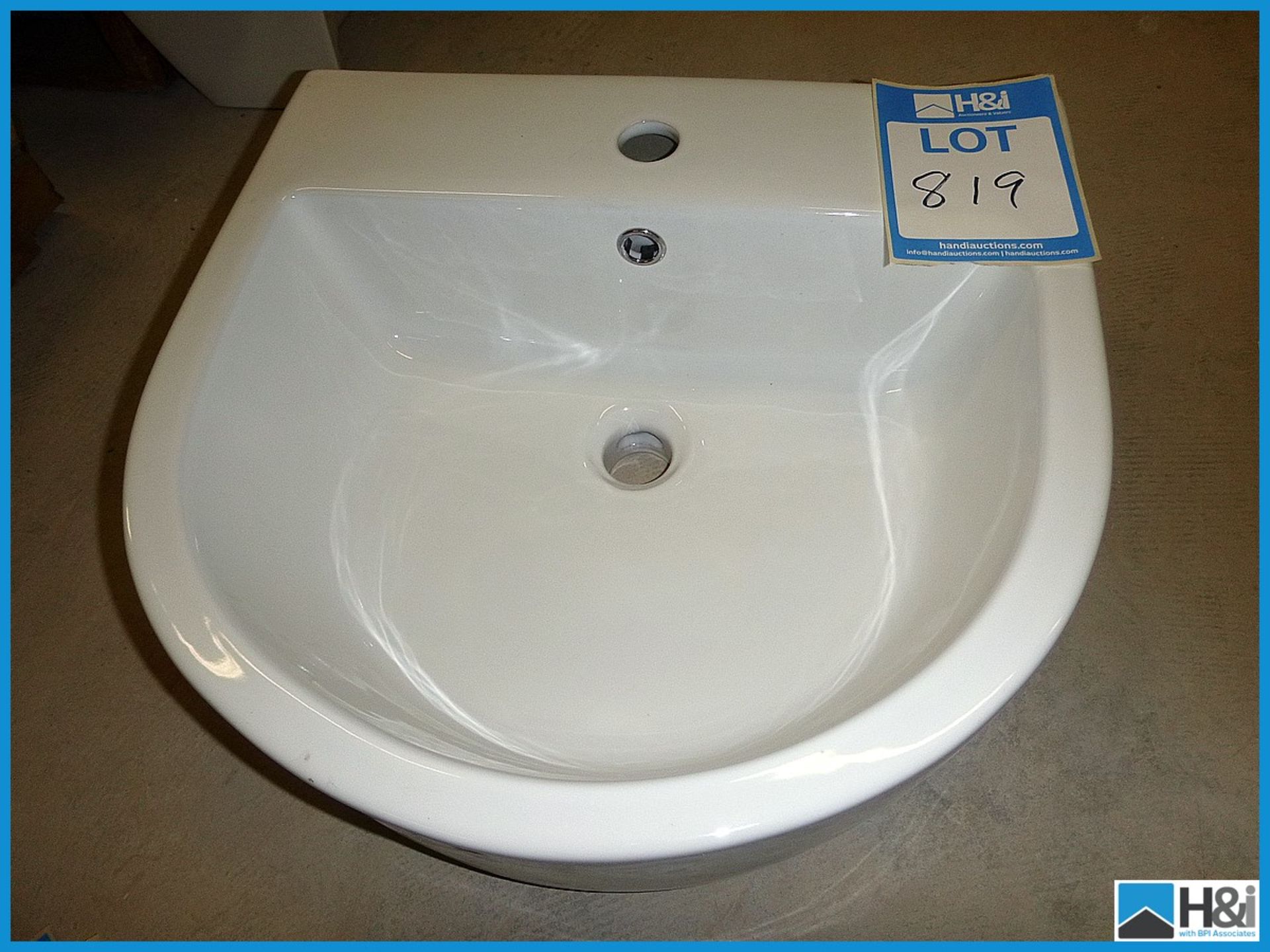 Laufen Heart Basin 470mm x 500mm RRP £120 Appraisal: Viewing Essential Serial No: NA Location: The