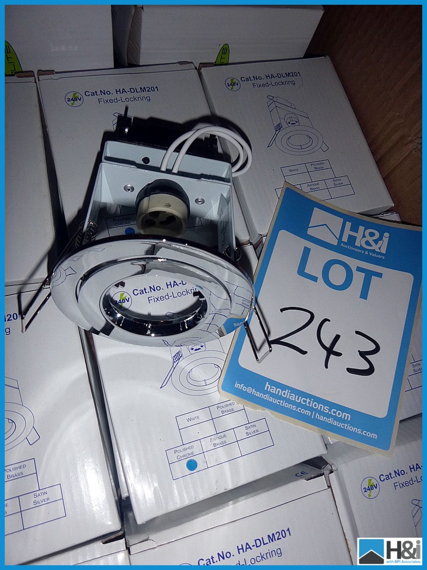 23 x HaloLight Downlight Fixed Lock Ring Kits  RRP £4 total £92 Appraisal: Viewing Essential - Image 2 of 2