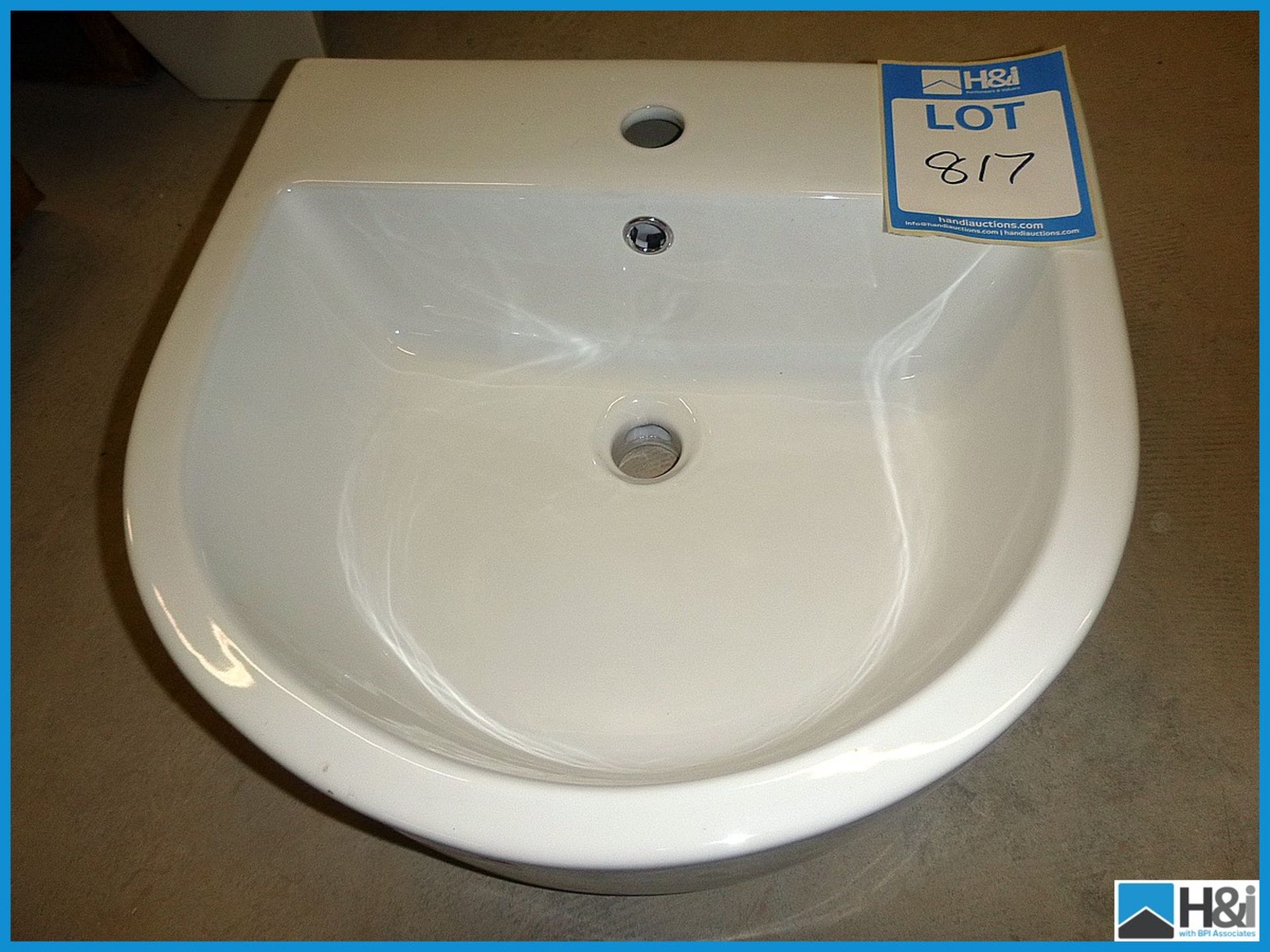 Laufen Heart Basin 470mm x 500mm RRP £120 Appraisal: Viewing Essential Serial No: NA Location: The