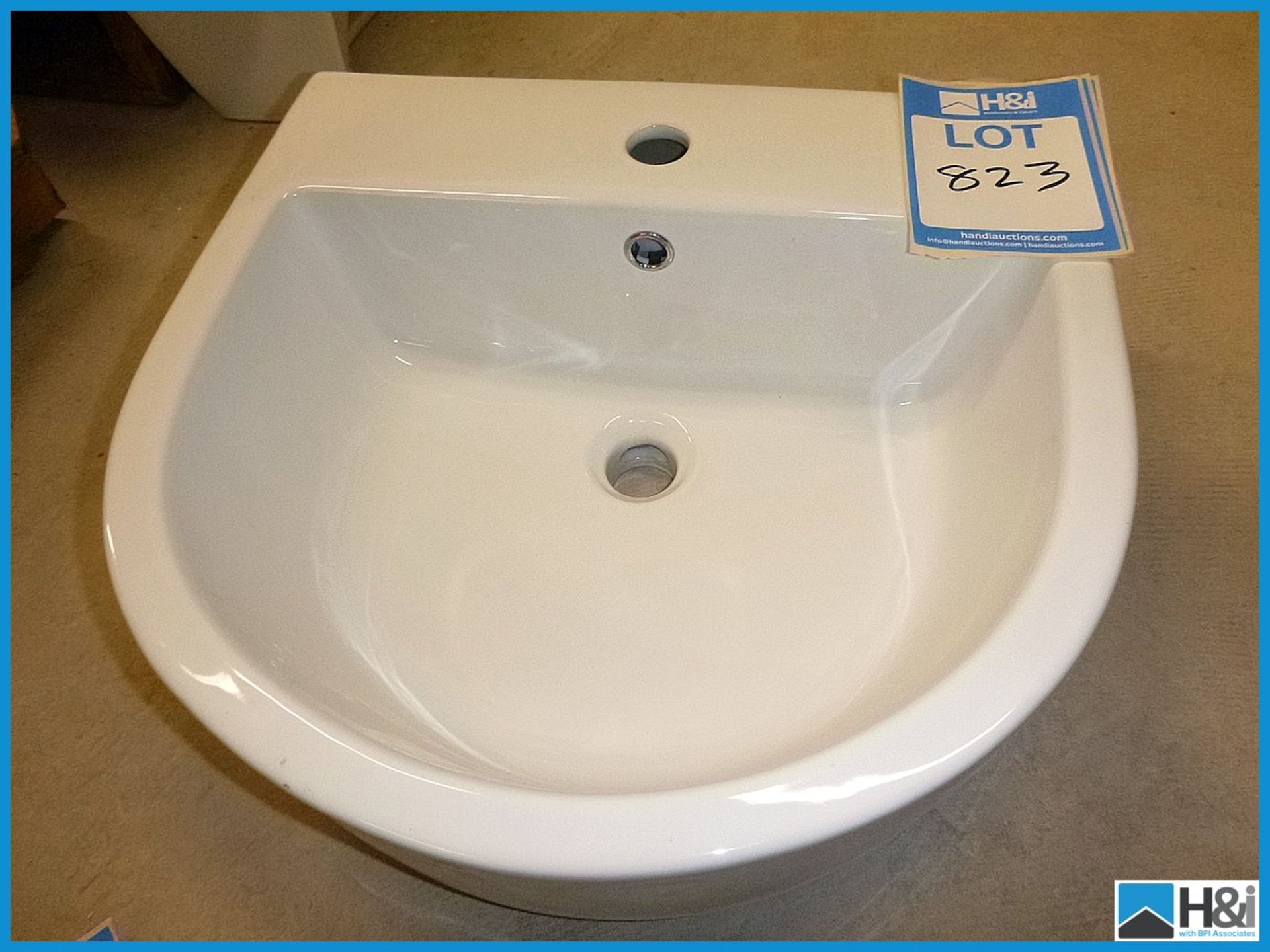 Laufen Heart Basin 470mm x 500mm RRP £120 Appraisal: Viewing Essential Serial No: NA Location: The