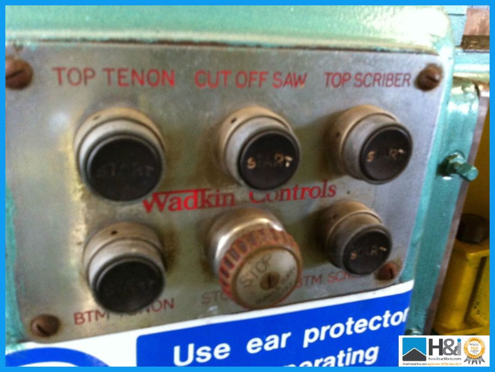 Wadkin EC 5 head tenoner. Checked and tested runs well Appraisal: Viewing Essential Serial No: NA - Image 6 of 8